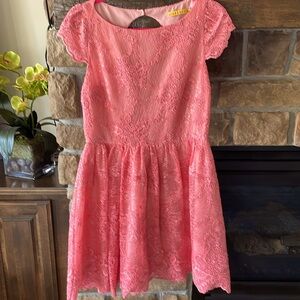 Alice and Olivia Zenden Embroidered Lace Mini Dress NWOT